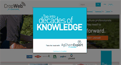 Desktop Screenshot of cropweb.com