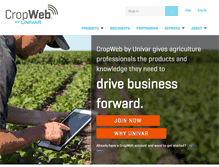Tablet Screenshot of cropweb.com